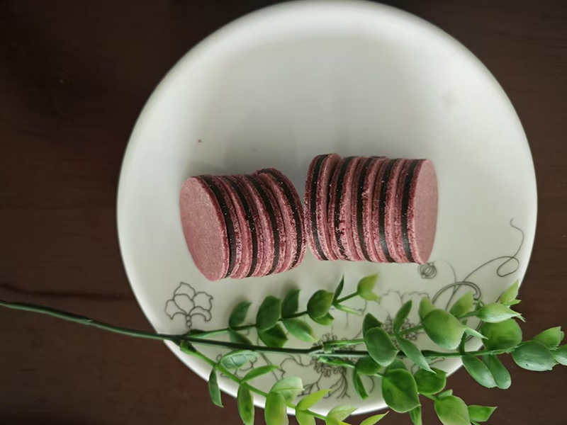 桑葚蓝莓夹心片