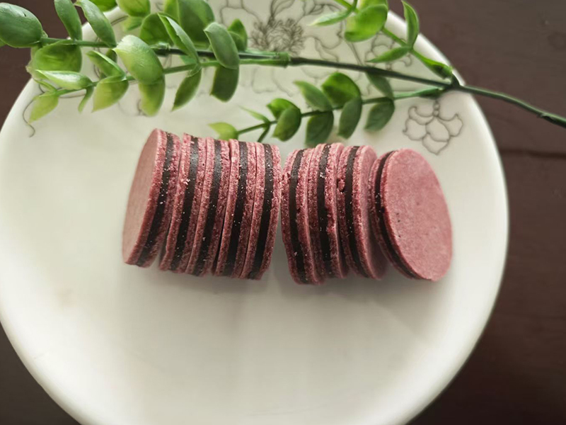 桑葚蓝莓夹心片